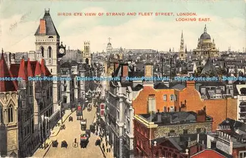 R441605 London Blick nach Osten Vogelperspektive auf Strand und Fleet Street G D und D