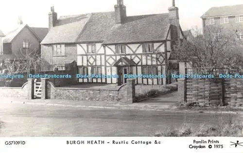 R441613 Burgh Heath Rustic Cottage and C Pamlin Prints RP