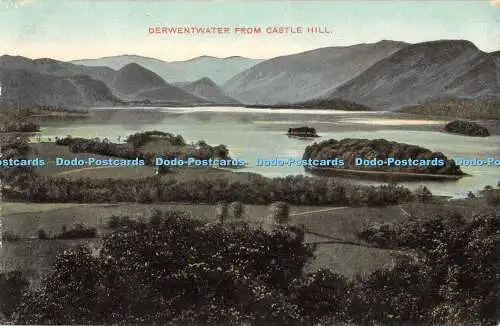 R439253 Derwentwater aus Castle Hill G D und D The Star Serie