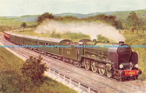 R437340 Vintage Trains Southern Railway Lord Nelson Class Lokomotive Nr 858 J Sa