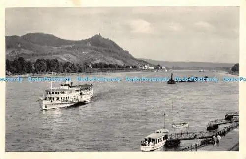 R439471 Bad Godesberg Blick auf den Drachenfels Nr 10