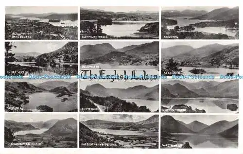 R437451 The English Lakes Buttermere Windermere G P Abraham RP Multi View