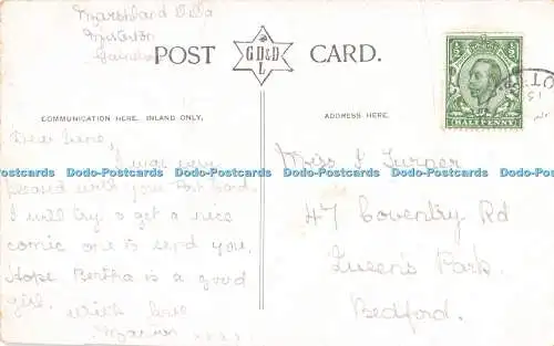 R437472 Aberdovey G D und D L Postkarte