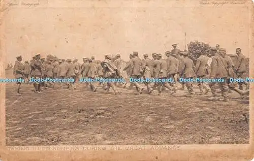 R441923 Gefangene während des großen Vormarsches Daily Mail War aufnehmen Bilder Ser