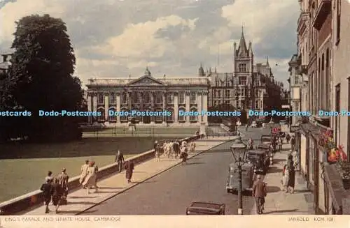 R439589 Cambridge King Parade and Senate House Jarrold Cotman Color