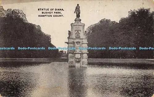 R439597 Hampton Court Bushey Park Statue of Diana The Auto Photo Series 1909