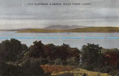 R439741 The Cumbrae and Arran Hills from Largs E T W Dennis