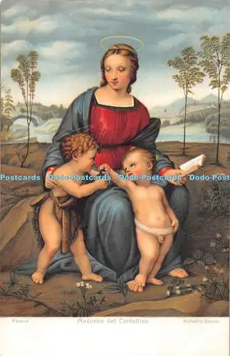 R437769 Firenze Madonna del Cardellino Raffaello Sanzio Stengel G m b H Dresden