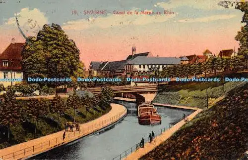 R439836 Saverne Canal de la Marne au Rhin 1925