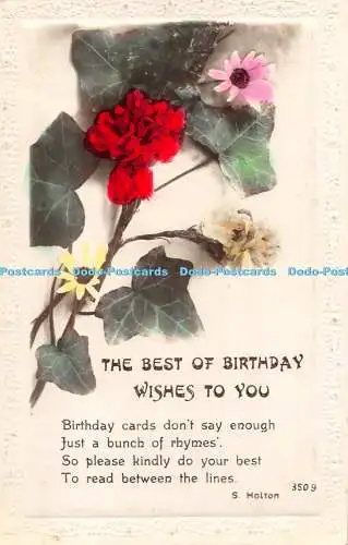 R437845 The Best of Birthday Wishes to You Geburtstagskarten sagen nicht genug S Holt