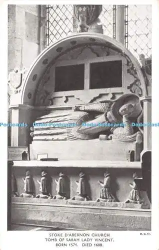 R437911 Stoke dAbernon Kirchengrab von Sarah Lady Vincent geboren 1571 gestorben 1608 R S