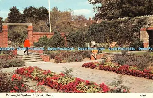 R439975 Devon Sidmouth Connaught Gardens E T W Dennis Photocolour 1973