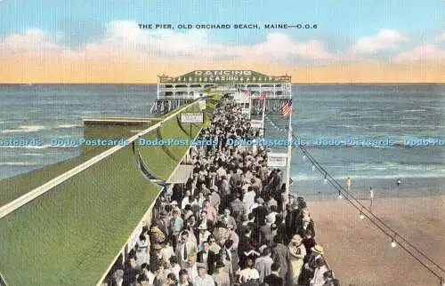 R442486 Maine Old Orchard Beach The Pier Atlantic Postkarte