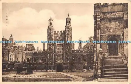 R438057 The Quadrangle Eton College R A Hawkes 1952