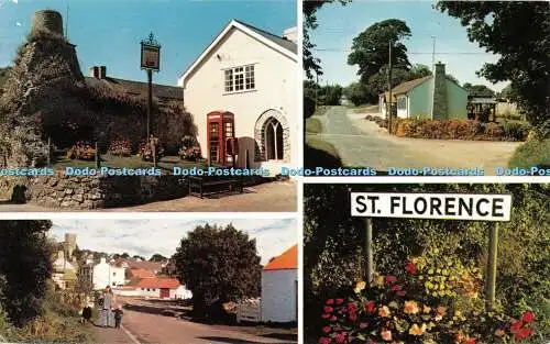 R440102 St Florence Pembrokeshire C21 Torbogen Werbung 1978 Mehrfachansicht