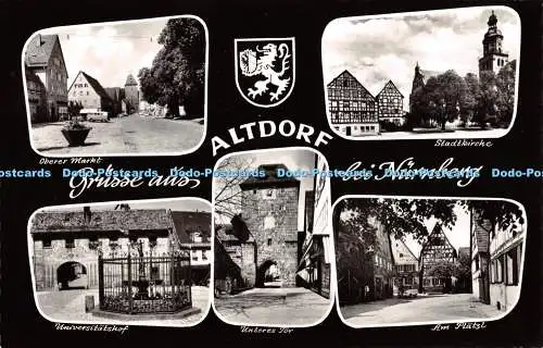 R440156 Grusse aus Altdorf bei Nürnberg Buchhandlung Pranz Altdorf b Nbg Multi V
