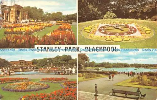 R442651 Blackpool Stanley Park The Park Gardens Multi View 1972