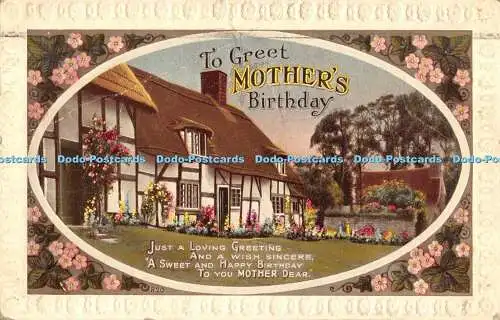 R438207 To Greet Mothers Birthday Just a Loving Greeting and a wish herice R20