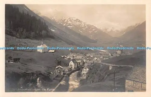 R442733 Andermatt Gegen die Furka Wehrli A G