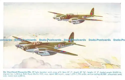 R442768 De Havilland Mosquito Mk IV J Salmon