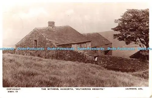 R440501 The Withens Haworth Wuthering Heights Lilywhite RP 1939