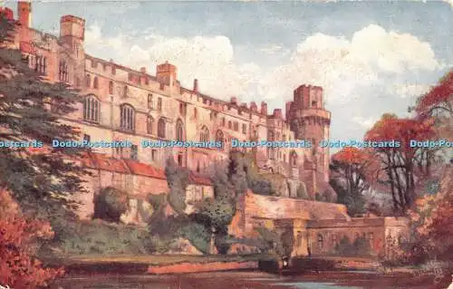 R442916 Warwick Castle Tuck Oilette 7405 1907