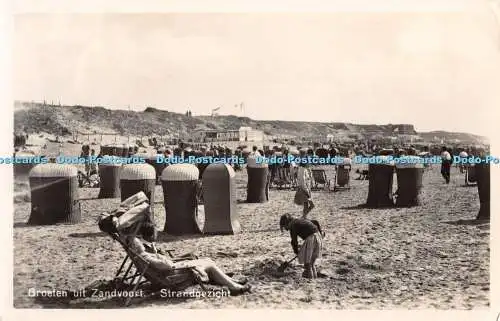 R442921 Groeten uit Zandvoort Strandgezicht Hemo Nadruk Boden 1949