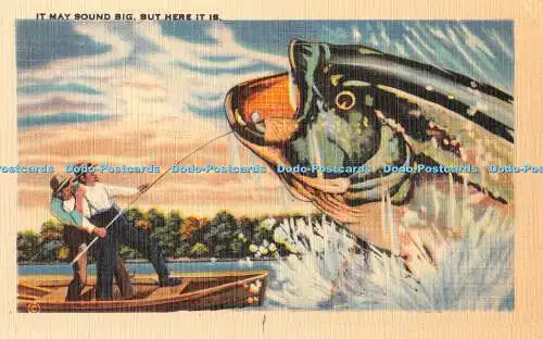 R443093 Es mag groß klingen, aber hier ist es Asheville Postkarte Miller Art