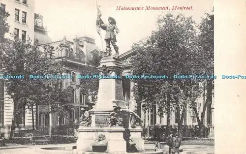 R443112 Montreal Maisonneuve Monument Privatpostkarte