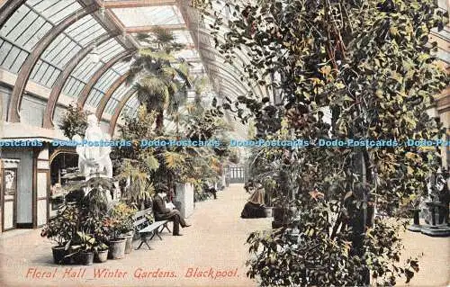 R440747 Blackpool Winter Gardens Floral Hall E R G Victoria Serie Nr 42 1906