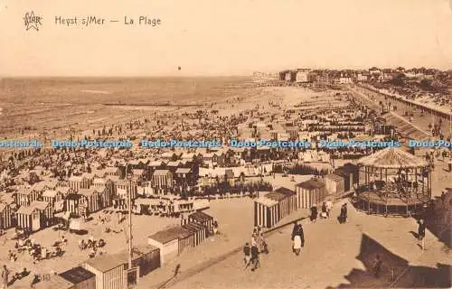 R443172 Heyst s Mer La Plage Star Postkarte