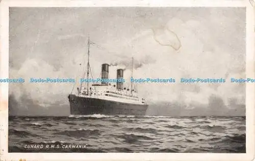 R443202 Cunard R M S Carmania Postkarte