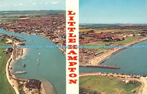 R440887 Littlehampton aus dem Air C G Williams Plastichrome von Colourpicture Mu