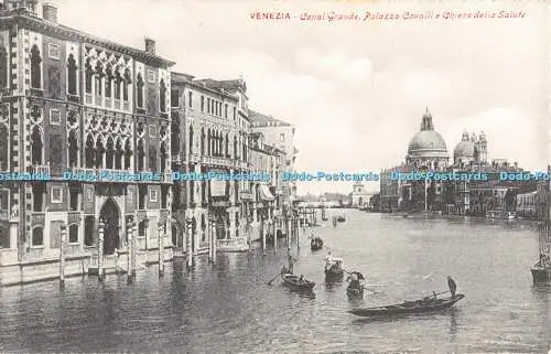 R440983 Venezia Canal Grande Palazzo Cavalli e Chiesa della Salute F G