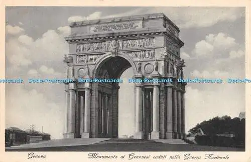 R441001 Genova Monumento ai Genovesi caduti nella Guerra Nazionale Escl F Cali G