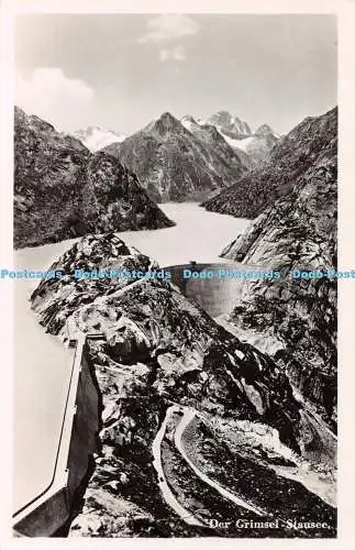 R443489 Der Grimsel Stausee Brugger A G Postkarte