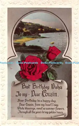 R441143 Beste Geburtstagswünsche an meinen lieben Cousin 8419 Ihr Geburtstag sei ein glücklicher Tag