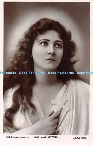 R443750 357 G Drehfoto Miss Maud Jeffries W und D D Downey