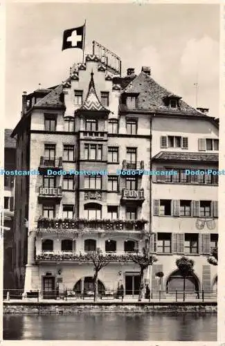 R443863 Hotel du Pont Luzern 9754 Globetrotter G m b H 1955