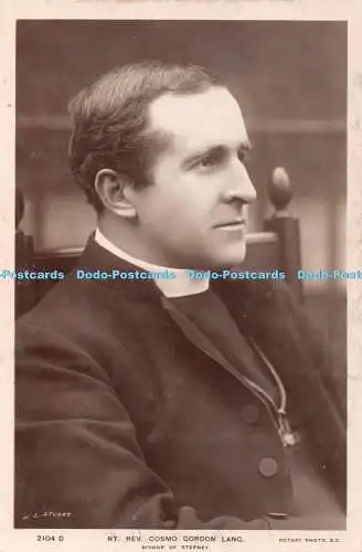 R444106 W S Stuart 2104D Rt Rev Cosmo Gordon Lang Bischof von Stepney Rotary Foto