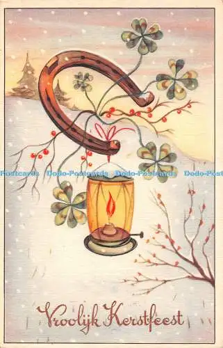 R444112 Vroolijk Kerstfeest Coloprint 3672 Grußkarte Postkarte