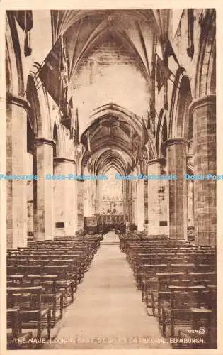 R444288 The Nave Looking East St Giles Cathedral Edinburgh 72371 Valentines Sepi