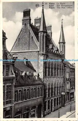 R444599 Ypers The Post Office Albert G Hallaert et Soeur 1955