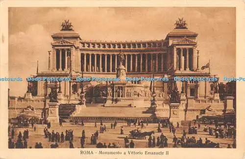 R446597 Roma Monumento a Vittorio Emanuele II E G D V