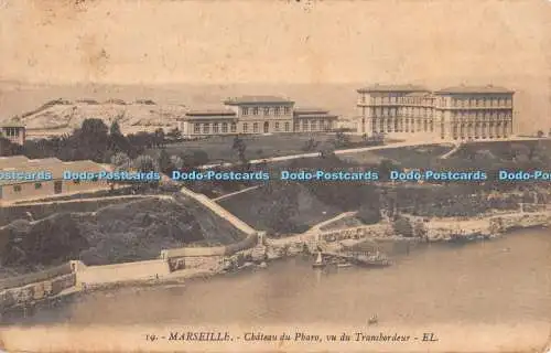 R446672 Marseille Chateau du Pharo vu du Transbordeur EL 1910