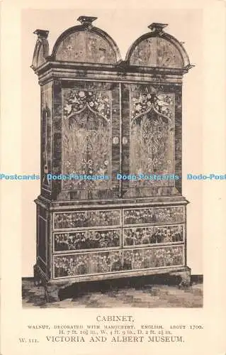 R444851 Victoria and Albert Museum Cabinet