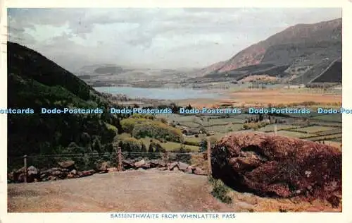 R446766 Bassenthwaite from Whinlatter Pass G P Abraham 1960