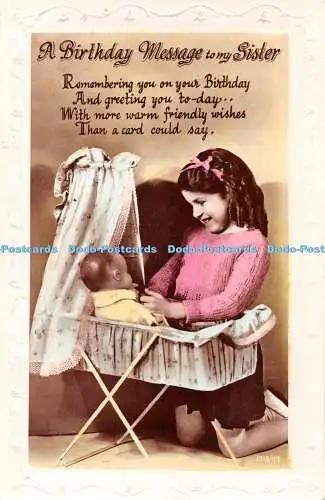 R445043 Eine Geburtstagsnachricht an meine Schwester RP