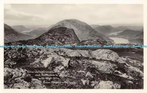 R446950 Ennerdale Crummock and Buttermere with High Stile from Brandreth G P Abr