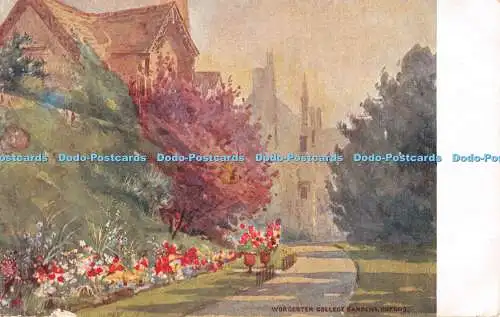 R449048 Worcester College Gardens Oxford Eyre and Spottiswoods Woodbury Series